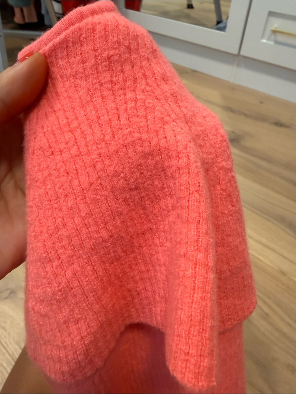 J. Crew Coral Crewneck Sweater
